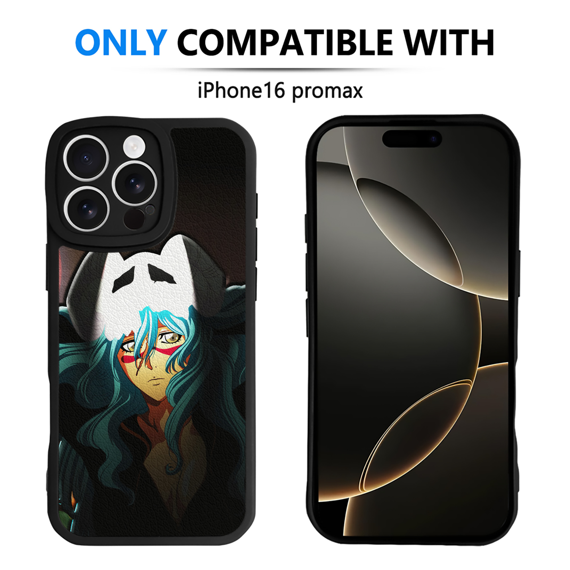 （画像用） ブリーチ BLEACH 【iPhone 16シリーズ対応】シリコンスマホケース（レザー調） 材質：シリコン
